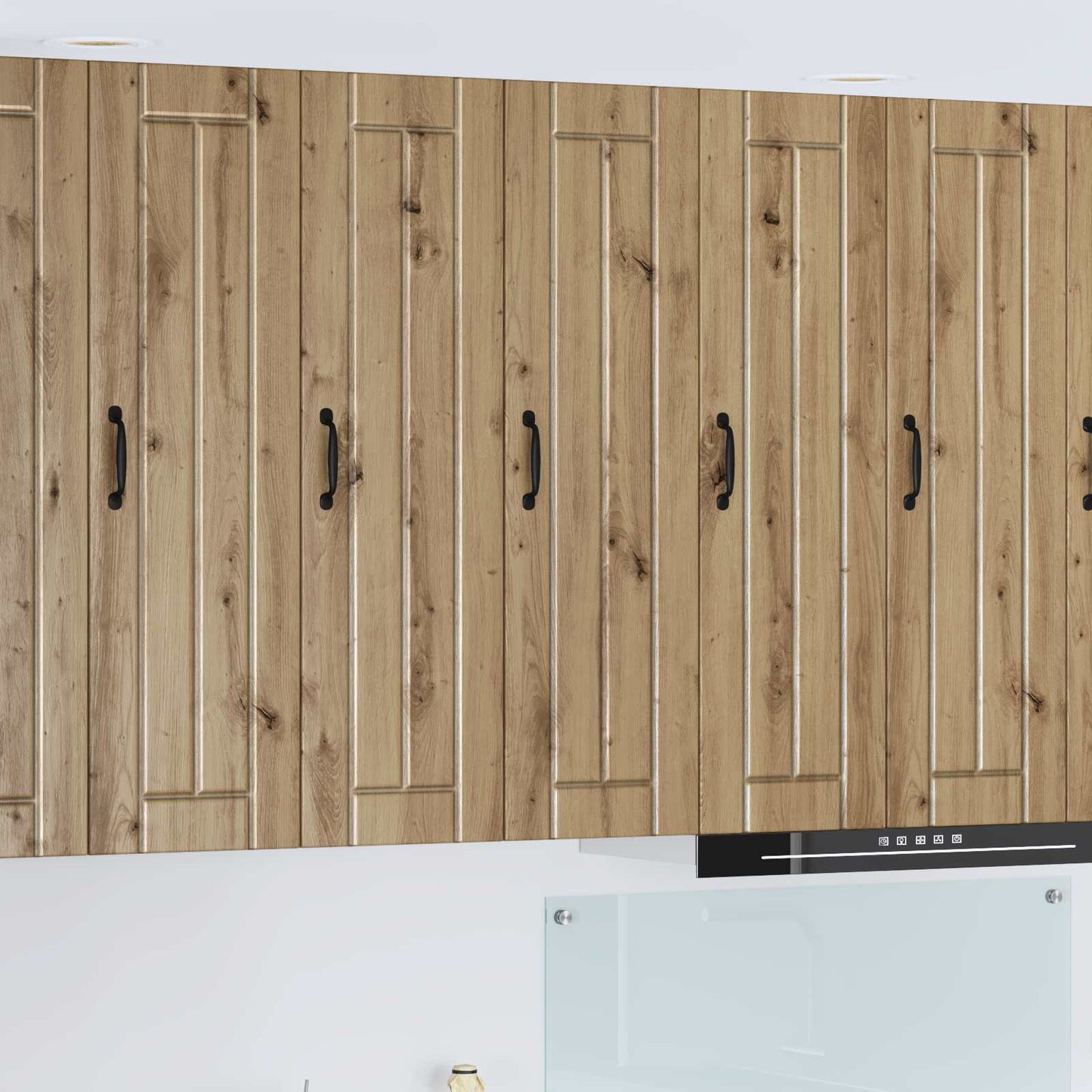 vidaXL Wall Cabinet LUCCA Artisan Oak 30 x 31 x 100 cm Engineered Wood