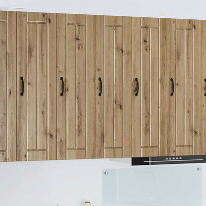 vidaXL Wall Cabinet LUCCA Artisan Oak 30 x 31 x 100 cm Engineered Wood