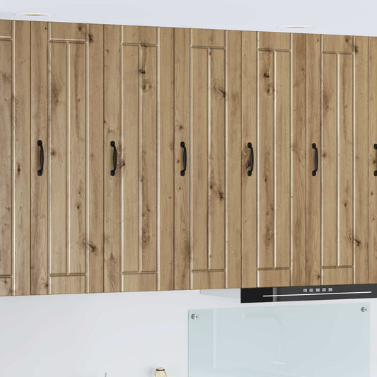vidaXL Wall Cabinet LUCCA Artisan Oak 30 x 31 x 100 cm Engineered Wood