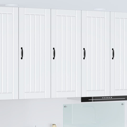 vidaXL Wall Cabinet LUCCA White 40 x 31 x 100 cm Engineered Wood