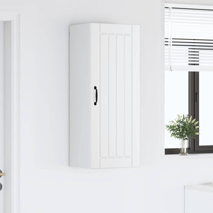 vidaXL Wall Cabinet LUCCA White 40 x 31 x 100 cm Engineered Wood