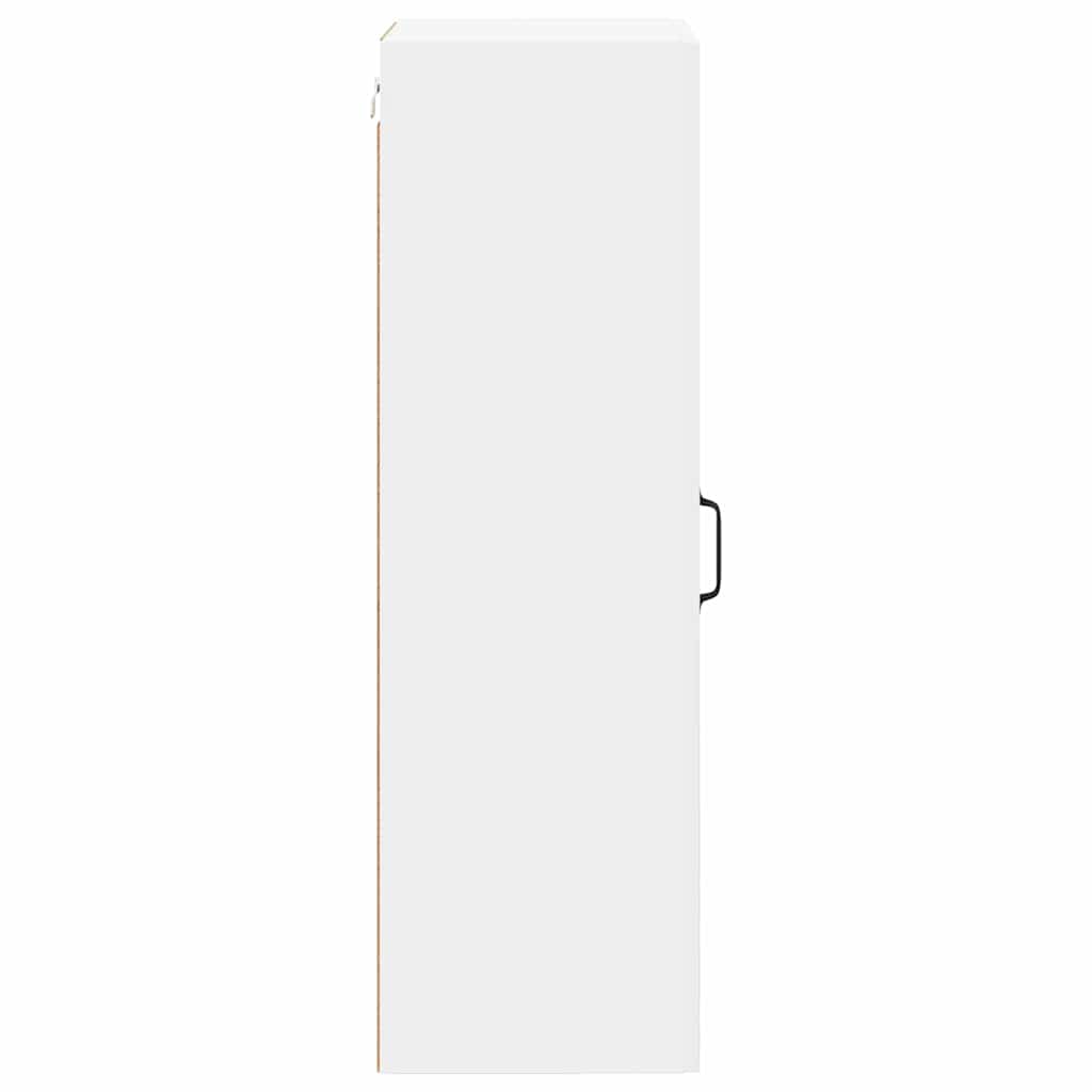 vidaXL Wall Cabinet LUCCA White 40 x 31 x 100 cm Engineered Wood