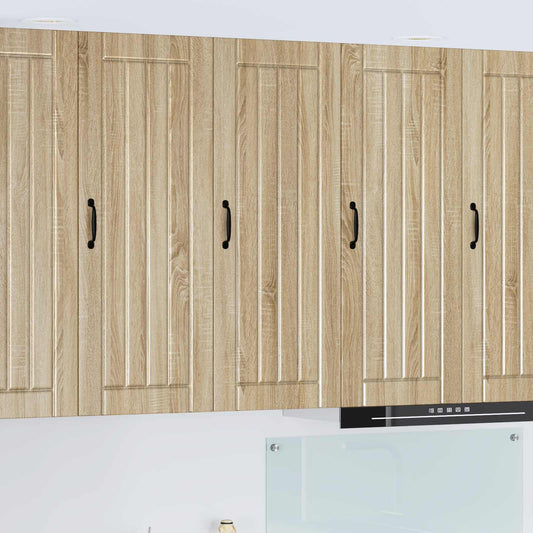 vidaXL Wall Cabinet LUCCA Sonoma Oak 40 x 31 x 100 cm Engineered Wood