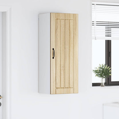 vidaXL Wall Cabinet LUCCA Sonoma Oak 40 x 31 x 100 cm Engineered Wood