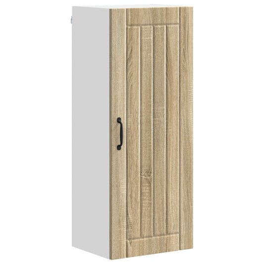 vidaXL Wall Cabinet LUCCA Sonoma Oak 40 x 31 x 100 cm Engineered Wood