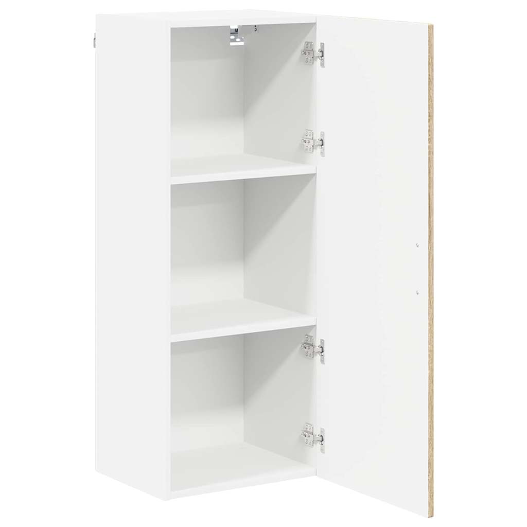 vidaXL Wall Cabinet LUCCA Sonoma Oak 40 x 31 x 100 cm Engineered Wood