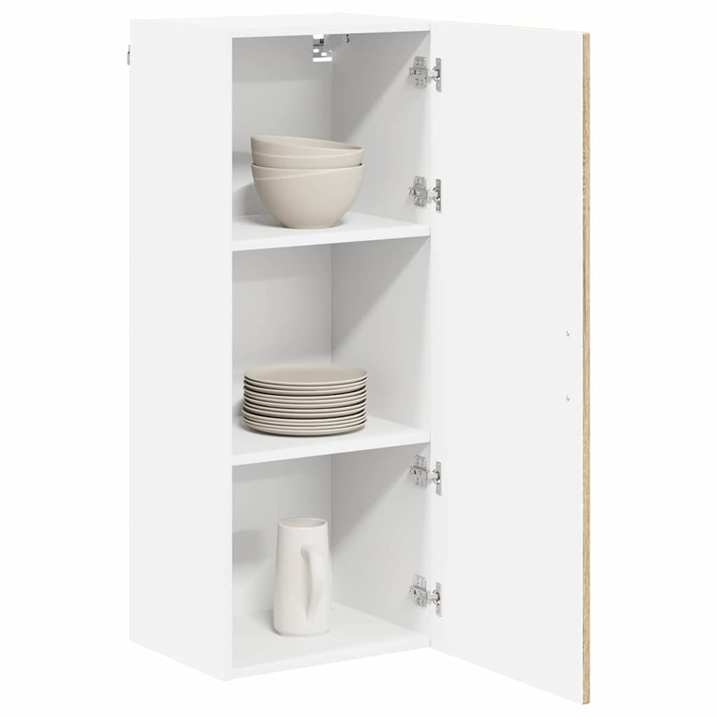 vidaXL Wall Cabinet LUCCA Sonoma Oak 40 x 31 x 100 cm Engineered Wood