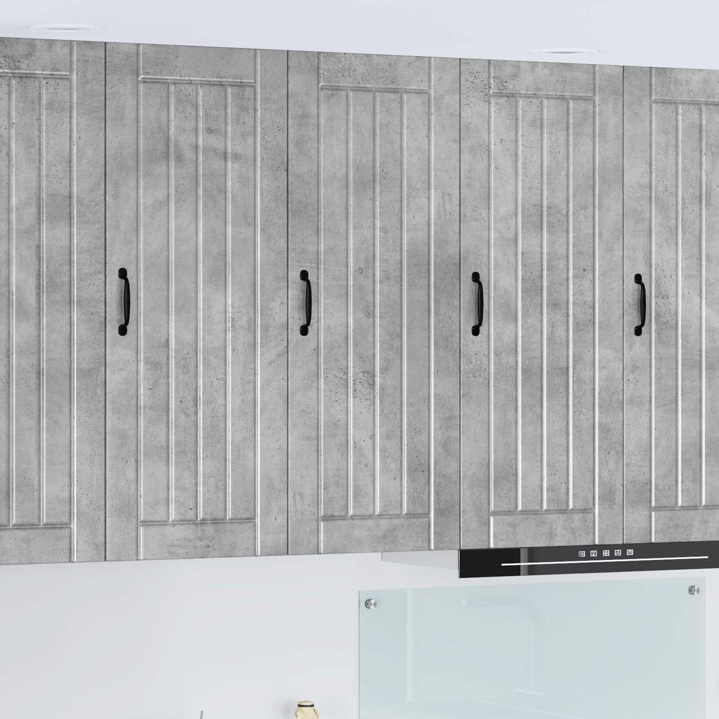 vidaXL Wall Cabinet LUCCA Concrete Grey 40 x 31 x 100 cm