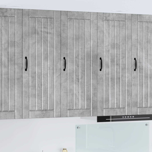 vidaXL Wall Cabinet LUCCA Concrete Grey 40 x 31 x 100 cm