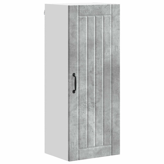 vidaXL Wall Cabinet LUCCA Concrete Grey 40 x 31 x 100 cm