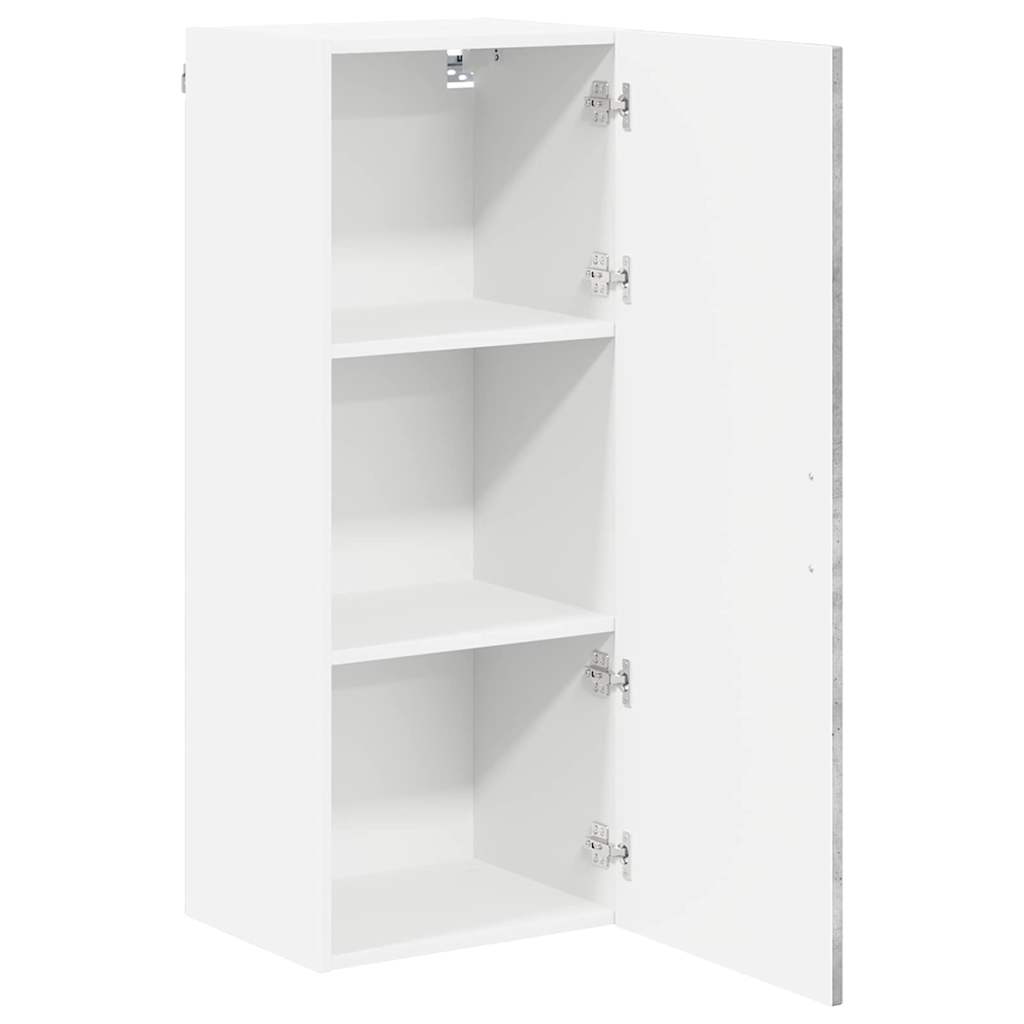 vidaXL Wall Cabinet LUCCA Concrete Grey 40 x 31 x 100 cm