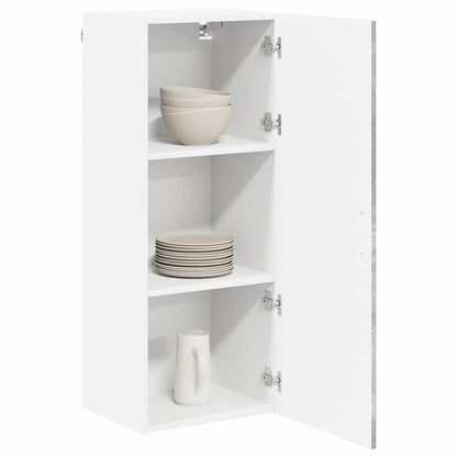 vidaXL Wall Cabinet LUCCA Concrete Grey 40 x 31 x 100 cm