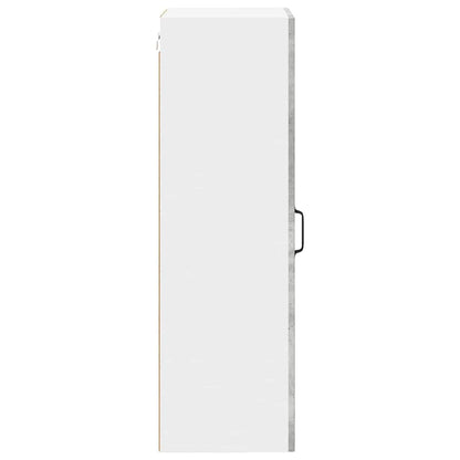 vidaXL Wall Cabinet LUCCA Concrete Grey 40 x 31 x 100 cm