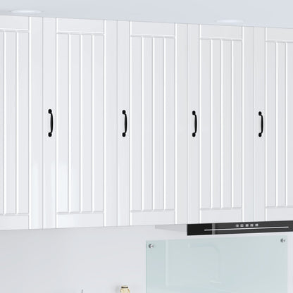 vidaXL Wall Cabinet LUCCA High Gloss White 40 x 31 x 100 cm