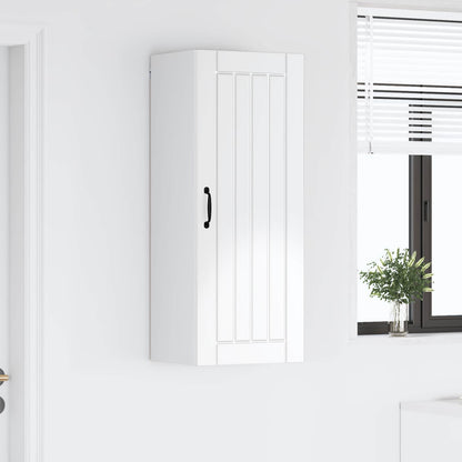 vidaXL Wall Cabinet LUCCA High Gloss White 40 x 31 x 100 cm