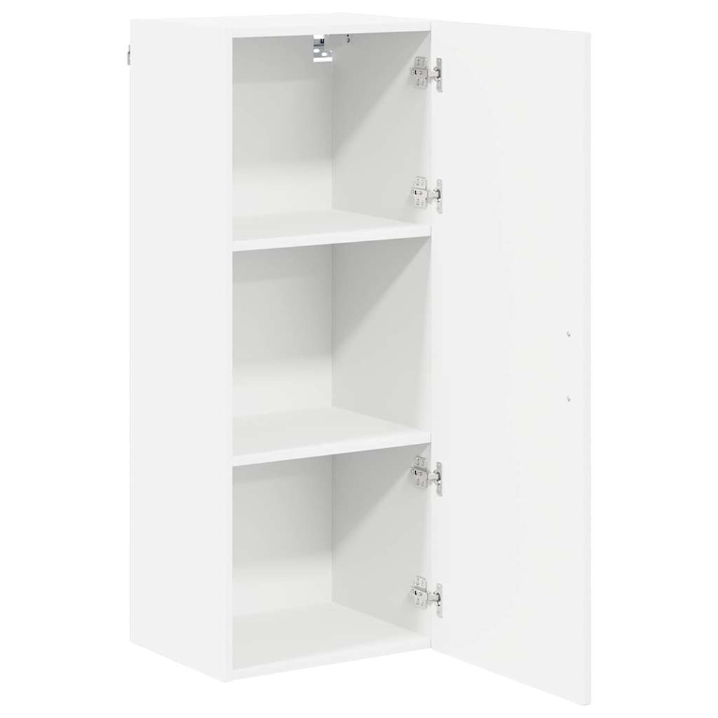 vidaXL Wall Cabinet LUCCA High Gloss White 40 x 31 x 100 cm