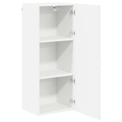 vidaXL Wall Cabinet LUCCA High Gloss White 40 x 31 x 100 cm