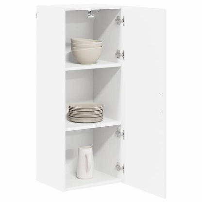 vidaXL Wall Cabinet LUCCA High Gloss White 40 x 31 x 100 cm