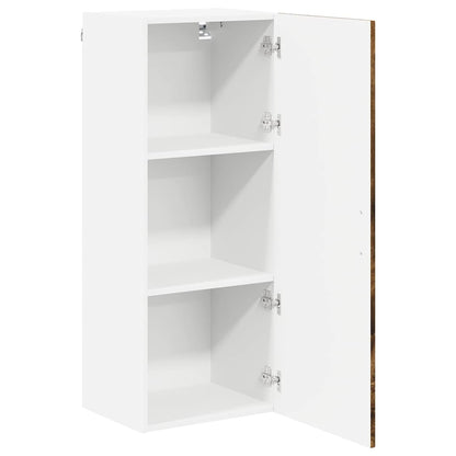 vidaXL Wall Cabinet LUCCA Smoked Oak 40 x 31 x 100 cm Engineered Wood