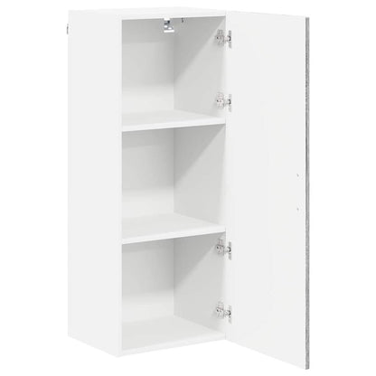 vidaXL Wall Cabinet LUCCA Grey Sonoma 40 x 31 x 100 cm Engineered Wood