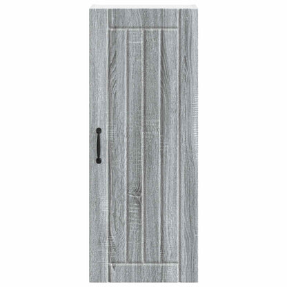 vidaXL Wall Cabinet LUCCA Grey Sonoma 40 x 31 x 100 cm Engineered Wood