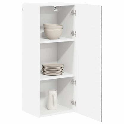 vidaXL Wall Cabinet LUCCA Grey Sonoma 40 x 31 x 100 cm Engineered Wood