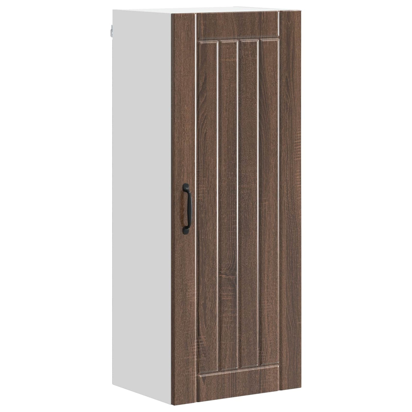 vidaXL Wall Cabinet LUCCA Brown Oak 40 x 31 x 100 cm Engineered Wood