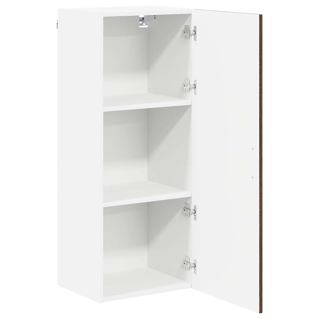 vidaXL Wall Cabinet LUCCA Brown Oak 40 x 31 x 100 cm Engineered Wood