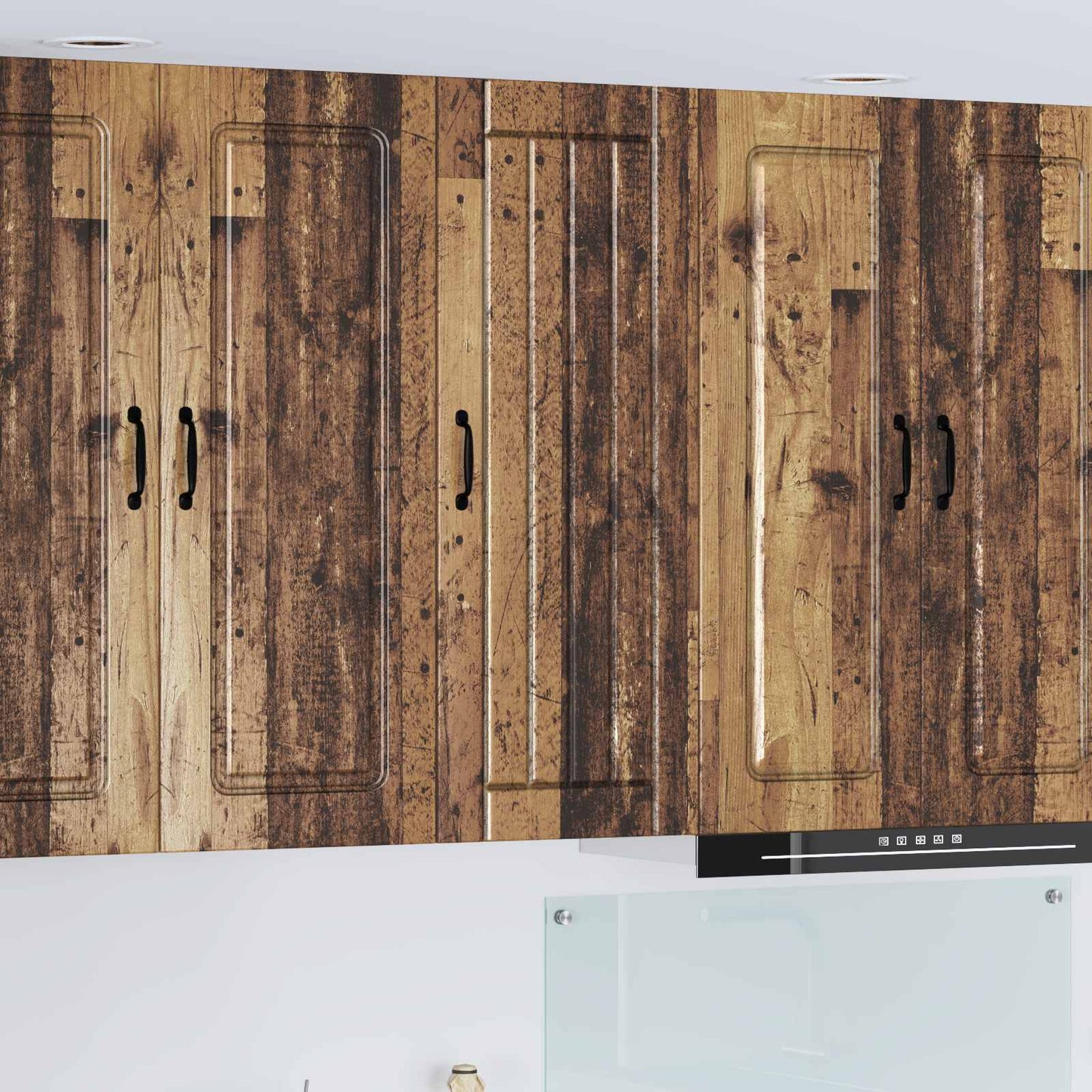 vidaXL Wall Cabinet LUCCA Old Wood 40 x 31 x 100 cm Engineered Wood