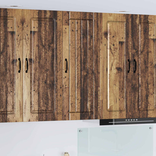 vidaXL Wall Cabinet LUCCA Old Wood 40 x 31 x 100 cm Engineered Wood