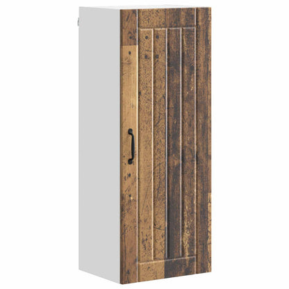 vidaXL Wall Cabinet LUCCA Old Wood 40 x 31 x 100 cm Engineered Wood