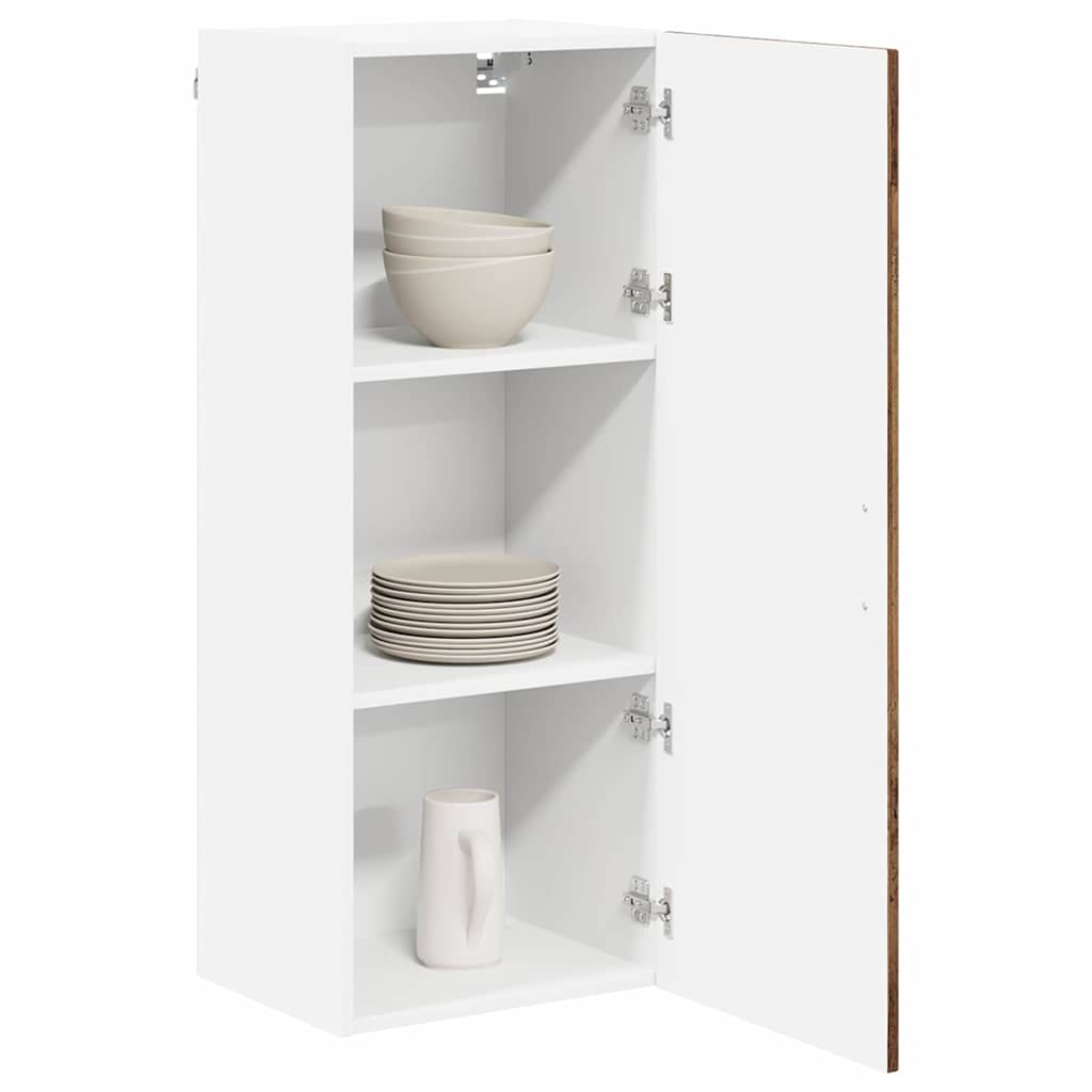 vidaXL Wall Cabinet LUCCA Old Wood 40 x 31 x 100 cm Engineered Wood