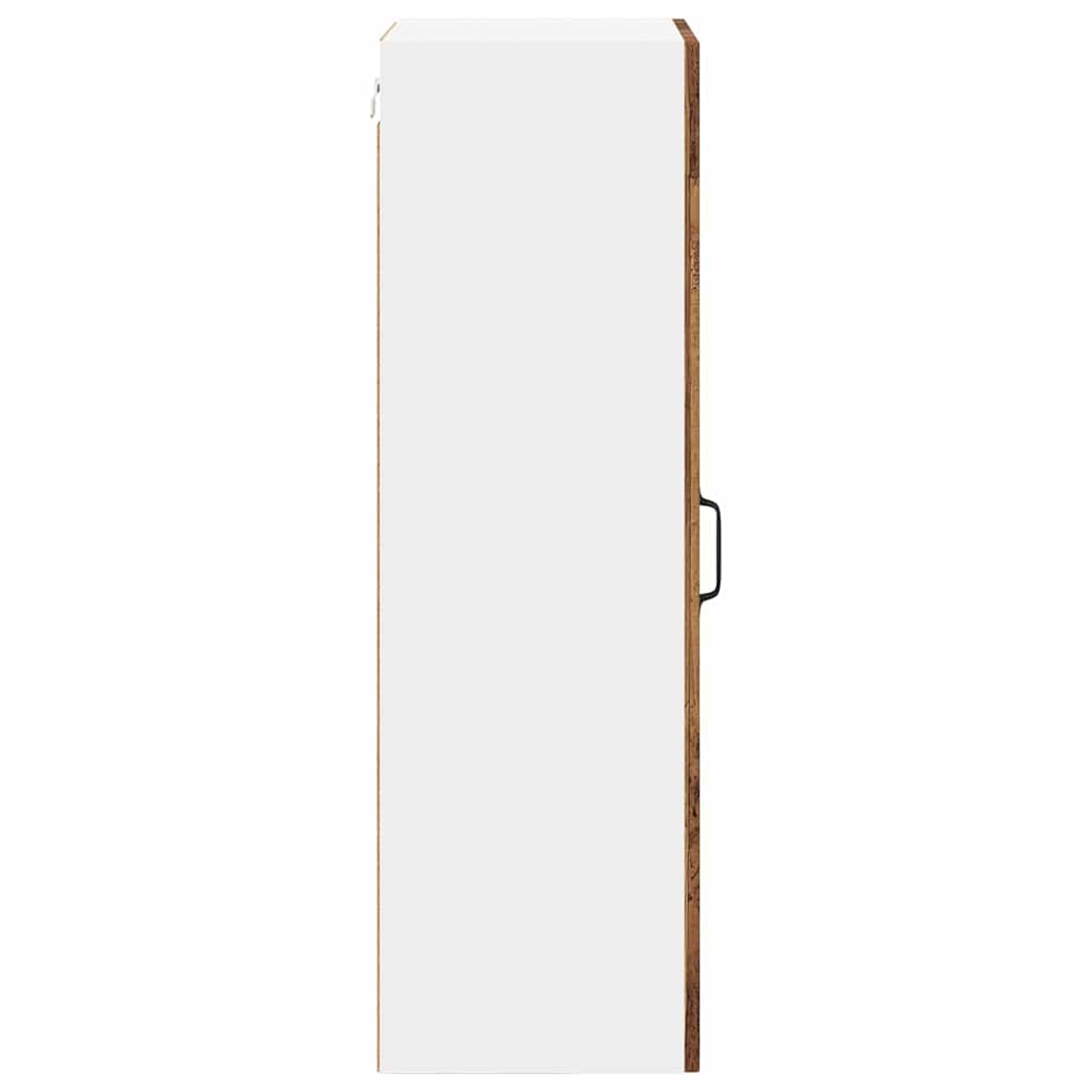 vidaXL Wall Cabinet LUCCA Old Wood 40 x 31 x 100 cm Engineered Wood