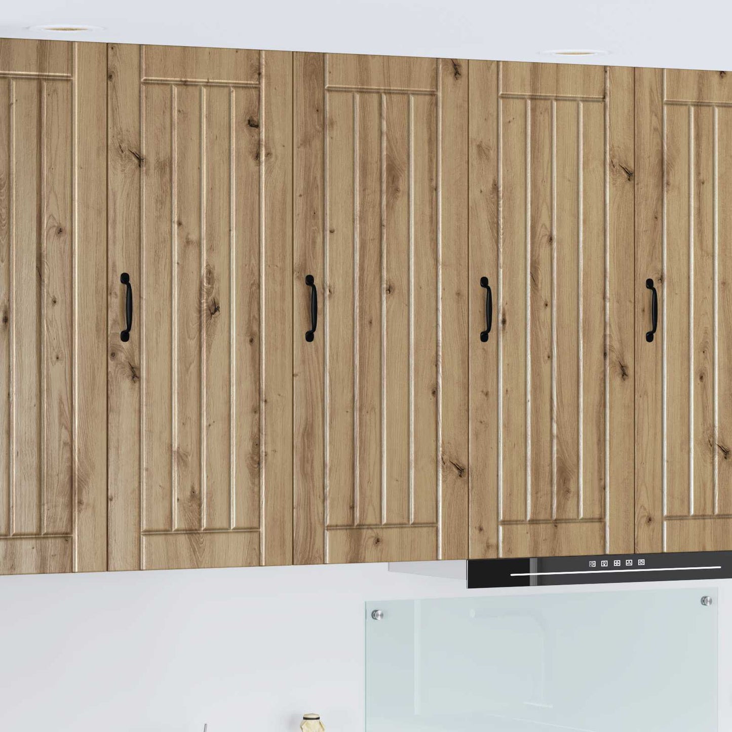 vidaXL Wall Cabinet LUCCA Artisan Oak 40 x 31 x 100 cm Engineered Wood