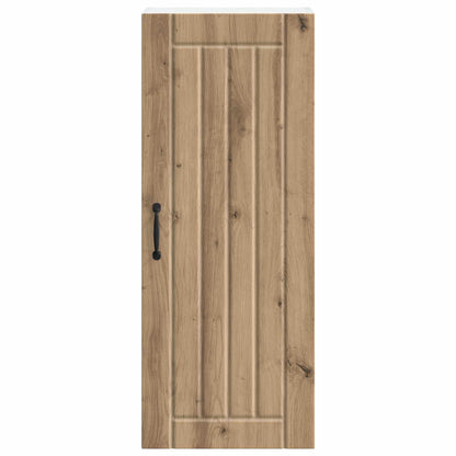 vidaXL Wall Cabinet LUCCA Artisan Oak 40 x 31 x 100 cm Engineered Wood