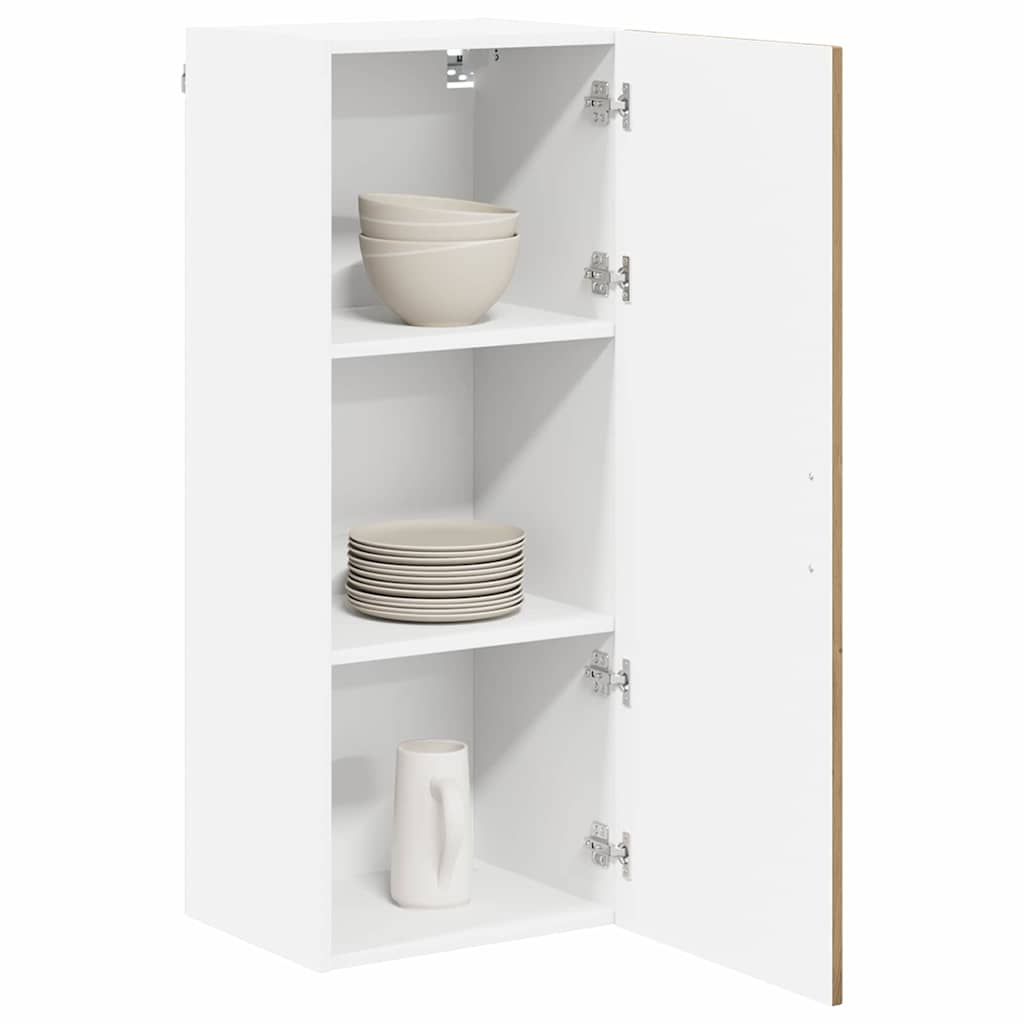vidaXL Wall Cabinet LUCCA Artisan Oak 40 x 31 x 100 cm Engineered Wood
