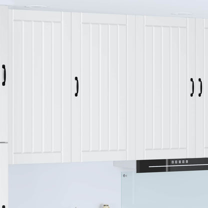 vidaXL Wall Cabinet LUCCA White 50 x 31 x 100 cm Engineered Wood