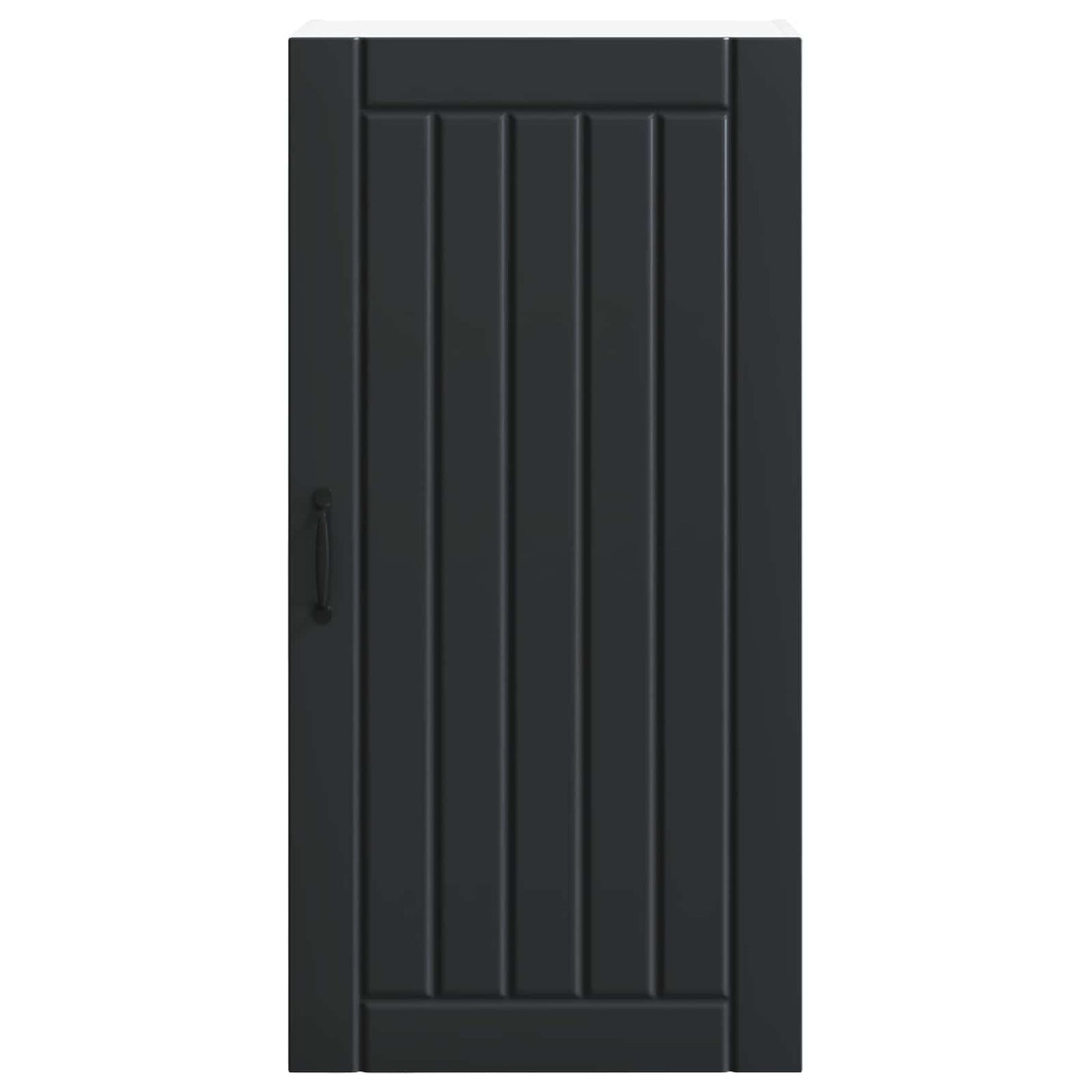 vidaXL Wall Cabinet LUCCA Black 50 x 31 x 100 cm Engineered Wood