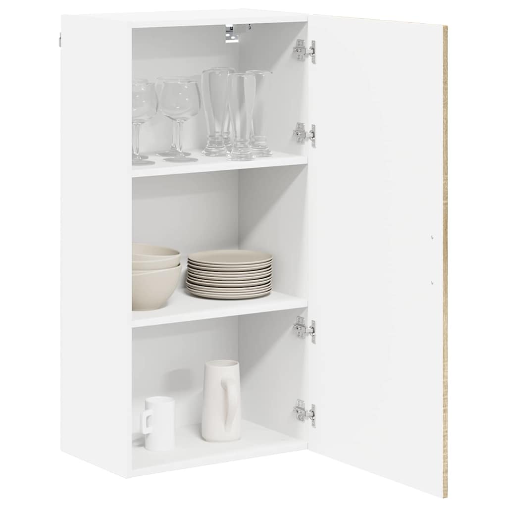 vidaXL Wall Cabinet LUCCA Sonoma Oak 50 x 31 x 100 cm Engineered Wood