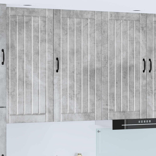 vidaXL Wall Cabinet LUCCA Concrete Grey 50 x 31 x 100 cm