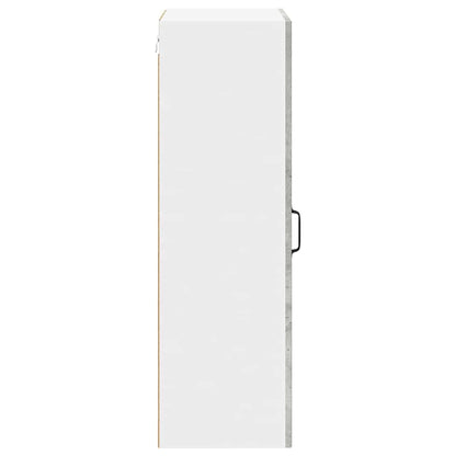 vidaXL Wall Cabinet LUCCA Concrete Grey 50 x 31 x 100 cm