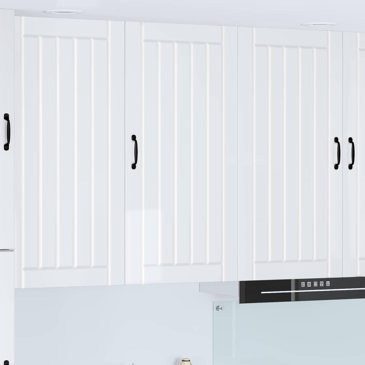 vidaXL Wall Cabinet LUCCA High Gloss White 50 x 31 x 100 cm