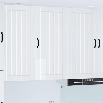 vidaXL Wall Cabinet LUCCA High Gloss White 50 x 31 x 100 cm