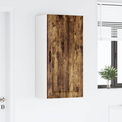 vidaXL Wall Cabinet LUCCA Smoked Oak 50 x 31 x 100 cm Engineered Wood