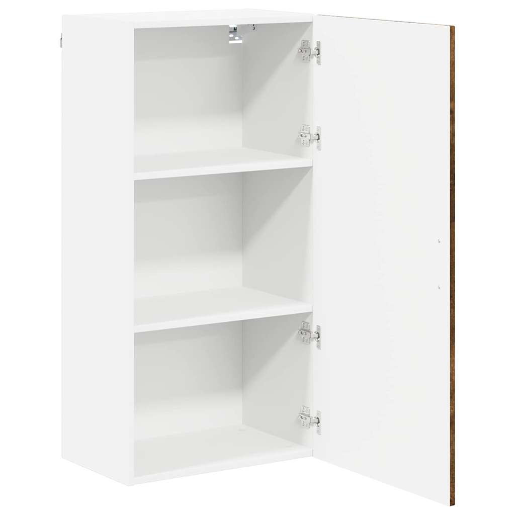 vidaXL Wall Cabinet LUCCA Smoked Oak 50 x 31 x 100 cm Engineered Wood