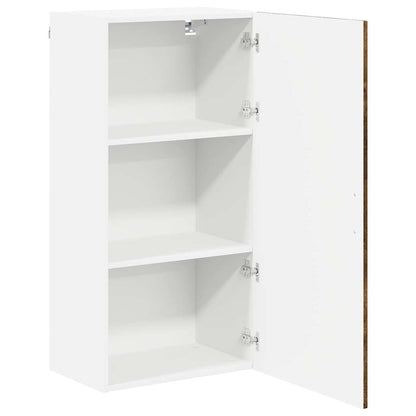 vidaXL Wall Cabinet LUCCA Smoked Oak 50 x 31 x 100 cm Engineered Wood
