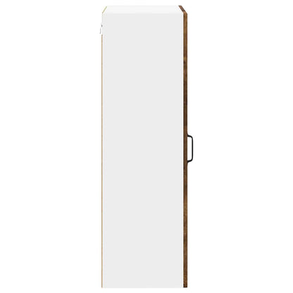 vidaXL Wall Cabinet LUCCA Smoked Oak 50 x 31 x 100 cm Engineered Wood
