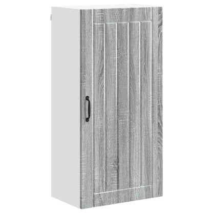 vidaXL Wall Cabinet LUCCA Grey Sonoma 50 x 31 x 100 cm Engineered Wood