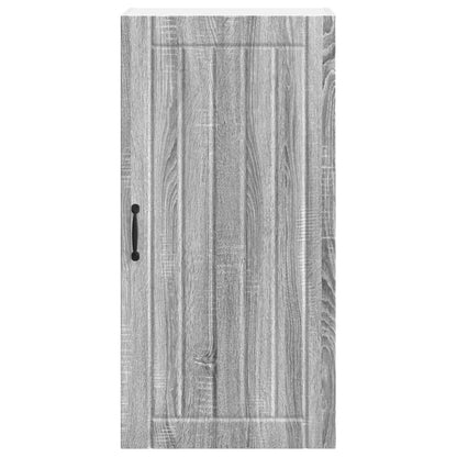 vidaXL Wall Cabinet LUCCA Grey Sonoma 50 x 31 x 100 cm Engineered Wood