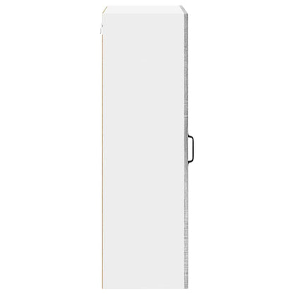 vidaXL Wall Cabinet LUCCA Grey Sonoma 50 x 31 x 100 cm Engineered Wood